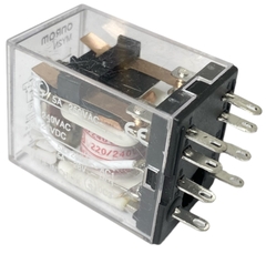 Relay rơ le Kiến 8 chân 220v - 5A trong suốt