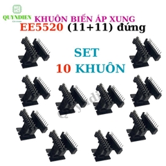 Khuôn Biến Áp Xung EE5520 Đứng (11+11 chân)