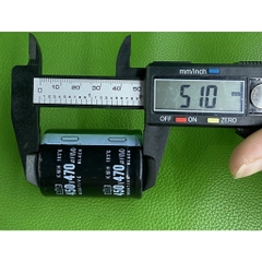 Tụ lộc nguồn 470uF 450V DC mới  màu ĐEN (35×50mm)