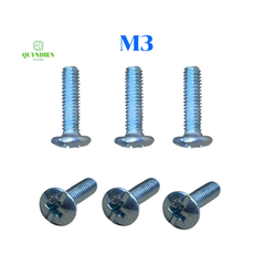 Ốc vít M3 dài 8mm 14mm 12mm ren mịn Túi 100 con