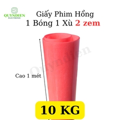 Giấy Hồng 1 mặt Bóng 1 mặt Xù giấy cách điện dày 0.2mm
