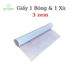 Giấy Cách Điện 1 Mặt Bóng 1 Mặt Xù Dày 0.3mm