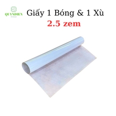 Giấy Cách Điện 1 Mặt Bóng 1 Mặt Xù Dày 0.25mm