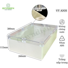 Hộp Nhựa ABS Vy Anh 380x260x115mm Trắng