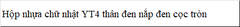 Vỏ Bình Đề Xe Máy YT4 Cọc Tròn Nắp Đục