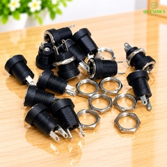 Jack Sạc DC 5.5x2.1mm Có Tán Lỗ Khoét 8mm