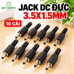 Jack Sạc DC Chui Đực 3.5x1.5mm Loại Nhỏ