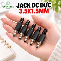 Jack Sạc DC Chui Đực 3.5x1.5mm Loại Nhỏ