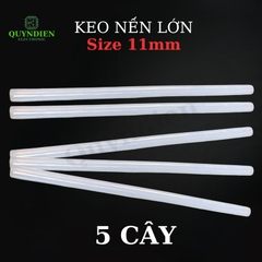 Keo Nến Lớn 11mm Màu Trắng