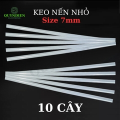 Keo Nến Nhỏ 7mm Màu Trắng