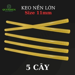Keo Nến Lớn 11mm Màu Vàng