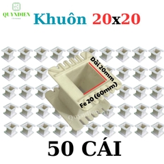 Khuôn nhựa quấn biến áp Fe silic 20x20mm