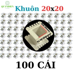 Khuôn nhựa quấn biến áp Fe silic 20x20mm