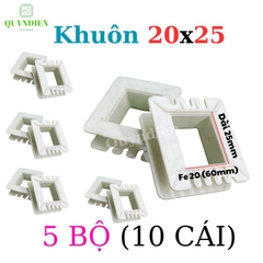 Khuôn nhựa quấn biến áp Fe silic 20x25mm