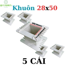 Khuôn nhựa quấn biến áp Fe silic 28x50mm