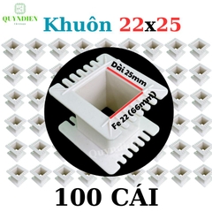 Khuôn nhựa quấn biến áp Fe silic 22x25mm