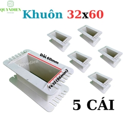 Khuôn nhựa quấn biến áp Fe silic 32x60mm