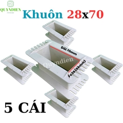 Khuôn nhựa quấn biến áp Fe silic 28x70mm