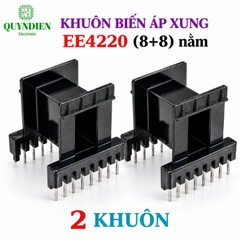 Khuôn Biến Áp Xung EE4220 Nằm (8+8 Chân)