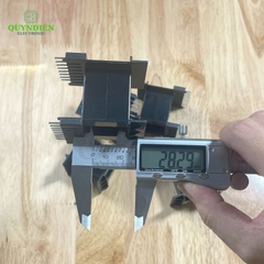 Khuôn biến áp xung EE6527 Nằm Đen (8+8 chân)