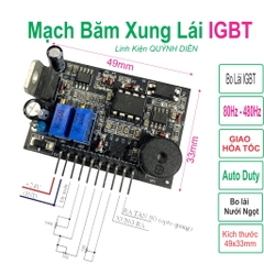 COMBO PCB Nguồn INVERTER 24 FET Nhỏ E65/E70 + Mạch Băm Rời 4 IGBT Auto Nguồn Nước | Lắp Vừa Hộp CNC 300x200x95mm