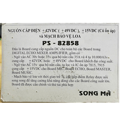 Bo nguồn 4 tụ dùng cho bo khuếch đại công suất