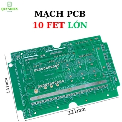 PCB bo mạch kích điện 10 fet LỚN - băm IGBT (Chưa có Dao động)