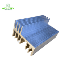 Nhôm tản nhiệt 2 tầng 7 cánh dài 6cm nhôm 2 vế 60x44x29mm
