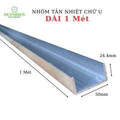 Nhôm Tản Nhiệt Chữ U Dài 1 Mét [1.000mm]