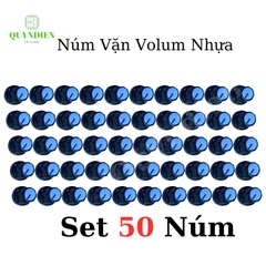 Núm Vặn Volume Nhựa màu Xanh - Trục hoa mai