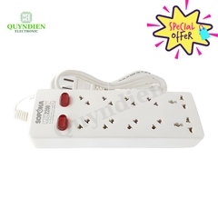 Ổ Cắm Điện Chéo 10 Cửa 2200W 10A4
