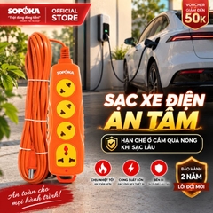 Ổ Cắm Siêu Tải 6 Lỗ Chéo 6000W