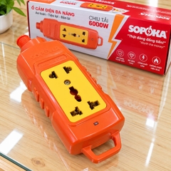 Ổ Cắm Siêu Tải 2 Lỗ Thẳng 6000W