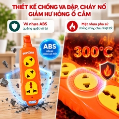 Ổ Cắm Siêu Tải 3 Lỗ Chéo 6000W
