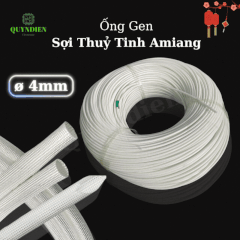 Ống gen sợi thuỷ tinh AMIANG chống cháy 5mm - Cuộn 100 mét