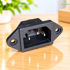 Ổ Jack Nguồn AC 3 Chấu 10A 250V