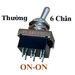 Công tắc gạt đảo chiều 3A-6A-10A-15A lỗ khoét 12mm