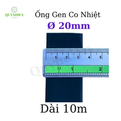 Gen co nhiệt size 20mm màu đen