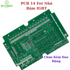 PCB bo mạch kích điện 14 fet nhỏ cách li băm IGBT ( Chưa có Dao động) (sợi thủy tinh FR4)