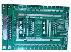 PCB nguồn 24 fet nhỏ 2 biến áp máy hàn EE43. Mạch Kích INVERTER 12V DC ra AC phíp FR4 + Kèm Dao Động