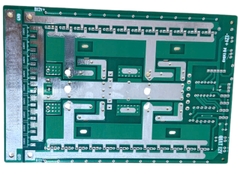 PCB nguồn 24 fet nhỏ 2 biến áp máy hàn EE43. Mạch Kích INVERTER 12V DC ra AC phíp FR4 + Kèm Dao Động