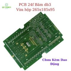 PCB bo mạch kích điện 24 fet Cách ly Băm db3 Nhịp CD4047 + NE555 Phíp FR4 (chưa kèm dao động)