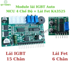 PCB mạch 32 fet 2 biến áp EE55 Băm IGBT auto nguồn nước KÈM dao động 6 Chân KA3525 + Lái MCU 4 Chế độ
