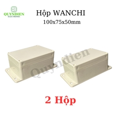 Hộp Nhựa WANCHI 100X75X50mm Màu Trắng
