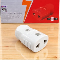 Phích Cắm Cái Chịu Tải Cao 3000W - VAT - ( VT1103/ VT1102 ) Phích cái siêu chịu tải D3000W-T (màu trắng)