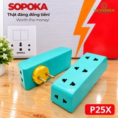 Phích Cắm Đầu Nối Chia Điện Cổ Xoay 5 Cửa SOPOKA