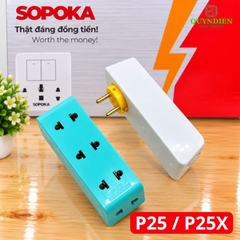Phích Cắm Đầu Nối Chia Điện Cổ Xoay 5 Cửa SOPOKA