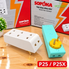 Phích Cắm Đầu Nối Chia Điện Cổ Xoay 5 Cửa SOPOKA