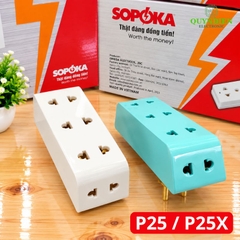 Phích Cắm Đầu Nối Chia Điện Cổ Xoay 5 Cửa SOPOKA