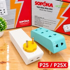 Phích Cắm Đầu Nối Chia Điện Cổ Xoay 5 Cửa SOPOKA